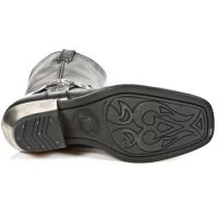 Сапоги ITALI NEGRO, ANTIK NEGRO, WEST NEGRO HªCUADRADA New Rock M.7965-S1 - маленькая картинка