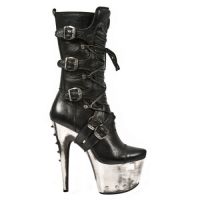 Сапоги NOMADA NEGRO, ITALI NEGRO, DEVIL NEGRO ACERO New Rock M.DEVIL001-S2 - маленькая картинка