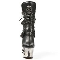 Сапоги NOMADA NEGRO, ITALI NEGRO, DEVIL NEGRO ACERO New Rock M.DEVIL006-S1 - маленькая картинка