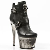 Ботильоны NOMADA NEGRO, ITALI NEGRO, DEVIL NEGRO ACERO New Rock M.DEVIL007-S1 - маленькая картинка
