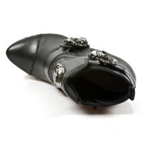 Ботильоны NOMADA NEGRO, ITALI NEGRO, DEVIL NEGRO ACERO New Rock M.DEVIL007-S1 - маленькая картинка