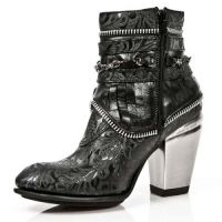 Ботинки VINTAGE FLOWER NEGRO,ROCK NEGRO, TEXAS NEGRO New Rock M.TX002-S1 - маленькая картинка