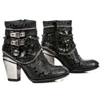 Ботинки VINTAGE FLOWER NEGRO,ROCK NEGRO, TEXAS NEGRO New Rock M.TX002-S1 - маленькая картинка
