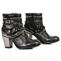 Ботинки VINTAGE FLOWER NEGRO,ROCK NEGRO, TEXAS NEGRO New Rock M.TX002-S1 - маленькая картинка