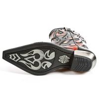 Казаки NOMADA NEGRO PULIK FUEGO WEST NEGRO ACERO T ACERO New Rock M.7952P-C4 - маленькая картинка