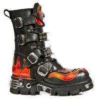 Сапоги M.1036-C1 ITALI NEGRO PULIK FUEGO REACTOR NEGRO TOBERAS ORIF New Rock M.1036-C1 - маленькая картинка