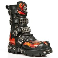 Сапоги M.1036-C1 ITALI NEGRO PULIK FUEGO REACTOR NEGRO TOBERAS ORIF New Rock M.1036-C1 - маленькая картинка