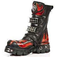 Сапоги M.1036-C1 ITALI NEGRO PULIK FUEGO REACTOR NEGRO TOBERAS ORIF New Rock M.1036-C1 - маленькая картинка