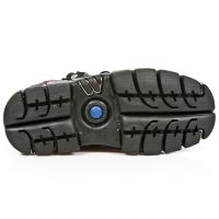 Ботинки M.106T-C9 ITALI NEGRO TELA ESCOCESA ROJA TOWER NEGRO ACERO New Rock M.106T-C9 - маленькая картинка
