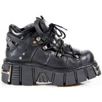 Ботинки M.106-VC1 VEGAN NEGRO TOWER NEGRO ACERO New Rock M.106-VC1 - маленькая картинка