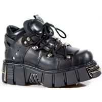 Ботинки M.106-VC1 VEGAN NEGRO TOWER NEGRO ACERO New Rock M.106-VC1 - маленькая картинка