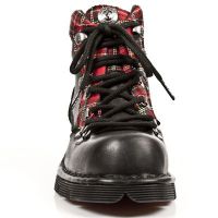 Ботинки M.1344-C1 ITALI NEGRO TELA ESCOCESA ROJA PLANING NEGRO SIN New Rock M.1344-C1 - маленькая картинка