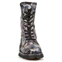 Ботинки M.1423-C12 VINTAGE FLOWER LILA PLANING NEGRO SIN COMFORT PLU New Rock M.1423-C12 - маленькая картинка