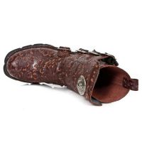 Ботинки M.1471-S24 VINTAGE FLOWER ALASKA VINO, PLANING NEGRO SIN New Rock M.1471-S24 - маленькая картинка