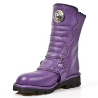 Ботинки M.1471-S7 NATURE LILA 3mm, PLANING NEGRO SIN New Rock M.1471-S7 - маленькая картинка