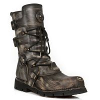 Ботинки M.1473MTL-S1 VINTAGE ARAÑADO NEGRO, PLANIING NEGRO SIN oxido New Rock M.1473MTL-S1 - маленькая картинка