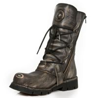 Ботинки M.1473MTL-S1 VINTAGE ARAÑADO NEGRO, PLANIING NEGRO SIN oxido New Rock M.1473MTL-S1 - маленькая картинка