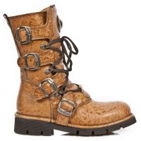Ботинки M.1473-S10 VINTAGE FLOWER CUERO, PLANING MARRON SIN New Rock M.1473-S10 - маленькая картинка