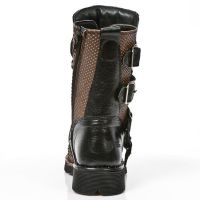 Ботинки M.1473-S33 PITON MARRON, ROCK NEGRO, PLANING NEGRO SIN New Rock M.1473-S33 - маленькая картинка