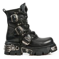 Ботинки M.1482-C2 ITALI NEGRO,NOMADA NEGRO, REACTOR NEGRO TOBERAS OR New Rock M.1482-C2 - маленькая картинка