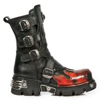 Ботинки M.1591-C20 ITALI NEGRO, PULIK FUEGO, REACTOR NEGRO TOBERAS New Rock M.1591-C20 - маленькая картинка