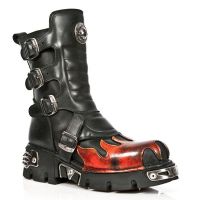 Ботинки M.1591-S2 ITALI NEGRO, PULIK FUEGO, REACTOR NEGRO TOBERAS New Rock M.1591-S2 - маленькая картинка