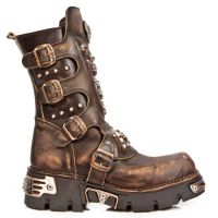 Ботинки M.1619-C10 VINTAGE RASPADO MARRON REACTOR MARRON TOBERAS New Rock M.1619-C10 - маленькая картинка