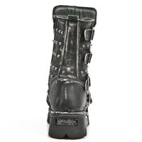 Ботинки M.1619-C3 VINTAGE RASPADO NEGRO REACTOR NEGRO MATRICULA New Rock M.1619-C3 - маленькая картинка