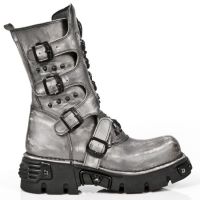 Ботинки M.1619-C7 VINTAGE RASPADO ACERO, REACTOR NEGRO TOBERAS OXIDO New Rock M.1619-C7 - маленькая картинка