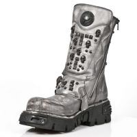 Ботинки M.1619-C7 VINTAGE RASPADO ACERO, REACTOR NEGRO TOBERAS OXIDO New Rock M.1619-C7 - маленькая картинка