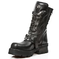 Ботинки M.1619-S8 ITALI NEGRO, PLANING NEGRO M3 OXIDO MILITAR New Rock M.1619-S8 - маленькая картинка