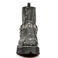 Ботинки M.1621-C2 VINTAGE RASPADO NEGRO PLANING NEGRO NEW M3 ACERO New Rock M.1621-C2 - маленькая картинка