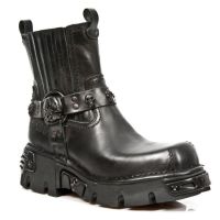 Ботинки M.1621-S8 ITALI NEGRO, REACTOR NEGRO TOBERAS OXIDO MILITAR New Rock M.1621-S8 - маленькая картинка