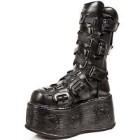 Сапоги M.189-C10 ITALI NEGRO, NOMADA NEGRO, SPACE NEGRO New Rock M.189-C10 - маленькая картинка