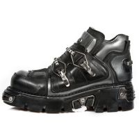 Ботинки M.211-C2 ITALI NEGRO ANTIK ACERO REACTOR NEGRO TOBERAS New Rock M.211-C2 - маленькая картинка