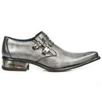 Казаки M.2246-C17 BOX ACERO NUBE CUEROLITE GRAB SOL TACON M2 ACERO New Rock M.2246-C17 - маленькая картинка