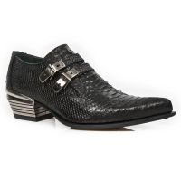 Казаки M.2246-C26 PITON NEGRO DALLAS NEGRO TACON DALLAS ACERO New Rock M.2246-C26 - маленькая картинка