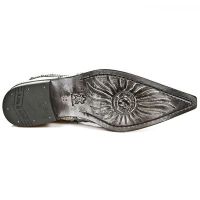 Казаки M.2283-C2 PITON BLANCO NEGRO BOX PLAMANE SOL TM2 ACERO T NEG New Rock M.2283-C2 - маленькая картинка