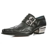 Туфли M.2358-C2 PITON NEGRO ITALI NEGRO DALLAS NEGRO TACON DALLAS New Rock M.2358-C2 - маленькая картинка