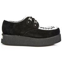 Ботинки M.2415-C20 ANTE NEGRO NAPA BLANCA B PLANE ACERO CREEPER NEG New Rock M.2415-C20 - маленькая картинка