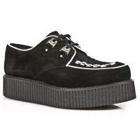 Ботинки M.2415-C4 ANTE NEGRO NAPA BLANCA PASADO BLANCO CREEPER NEGRO New Rock M.2415-C4 - маленькая картинка