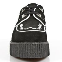 Ботинки M.2415-C4 ANTE NEGRO NAPA BLANCA PASADO BLANCO CREEPER NEGRO New Rock M.2415-C4 - маленькая картинка