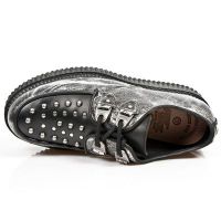 Ботинки M.2416-C4 BOX PLANE ITALI NEGRO CREEPER NEGRO New Rock M.2416-C4 - маленькая картинка