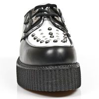 Ботинки M.2416-C6 ITALI NEGRO NAPA BLANCA BOX PLANE CREEPER NEGRO New Rock M.2416-C6 - маленькая картинка