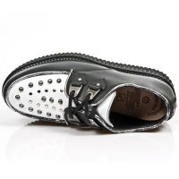 Ботинки M.2416-C6 ITALI NEGRO NAPA BLANCA BOX PLANE CREEPER NEGRO New Rock M.2416-C6 - маленькая картинка