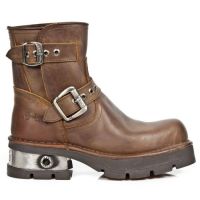  M.244-C2 ALASKA CUERO, PLANING MARRON NEW M3 ACERO ORIF - 