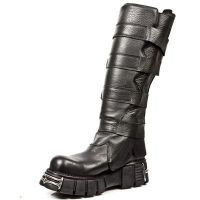 Сапоги M.257-C1 NATURE NEGRO TOWER NEGRO ACERO New Rock M.257-C1 - маленькая картинка