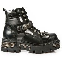 Ботинки 258 ITALI NEGRO ANTIK ACERO NEW REACTOR NEGRO New Rock M.258-C1 - маленькая картинка