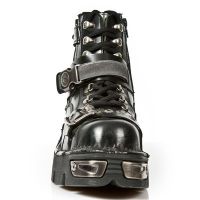 Ботинки 258 ITALI NEGRO ANTIK ACERO NEW REACTOR NEGRO New Rock M.258-C1 - маленькая картинка