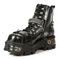 Ботинки 258 ITALI NEGRO ANTIK ACERO NEW REACTOR NEGRO New Rock M.258-C1 - маленькая картинка